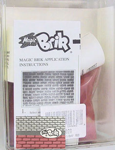 Dollhouse Miniature Magic Brik, 4-1/2 Sq. Ft., Red